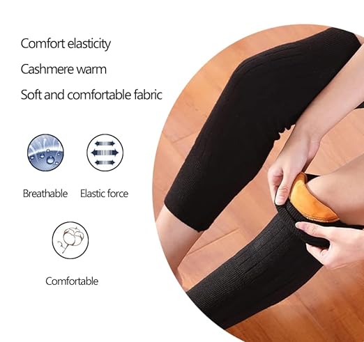 Winter Unisex Cashmere Knee Warmers – (100% Same Product and Quality)