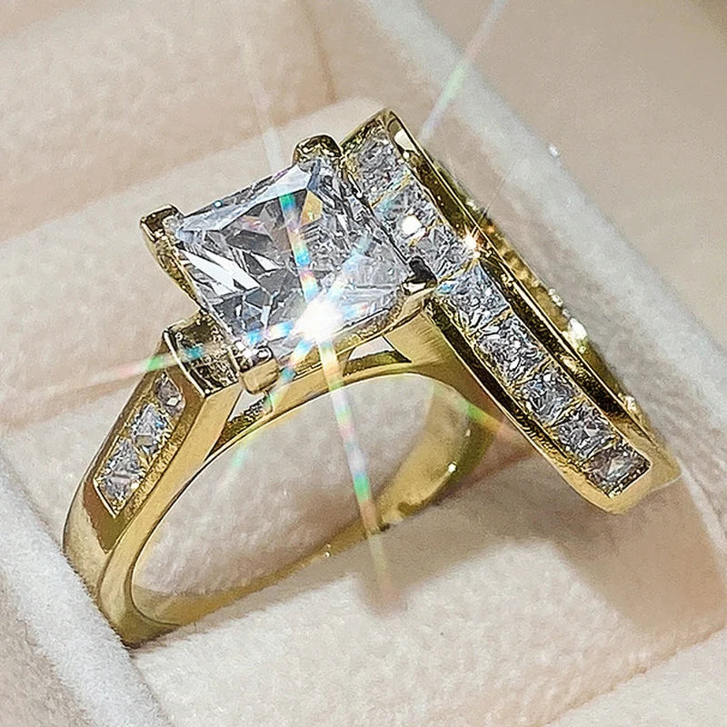 Set of 14 Imported Ring Set (14 Styles 925 sterling silver designer Rings Set Round Cut Wedding Rings For Women Fashion Engagement Rings Jewelry personalized)
