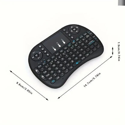 GAMINJA i8 Mini 2.4G Wireless Air Mouse & Keyboard – Touchpad Remote for Android TV, PC & Smart TV