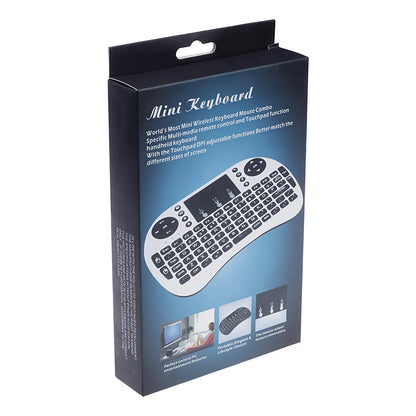 GAMINJA i8 Mini 2.4G Wireless Air Mouse & Keyboard – Touchpad Remote for Android TV, PC & Smart TV