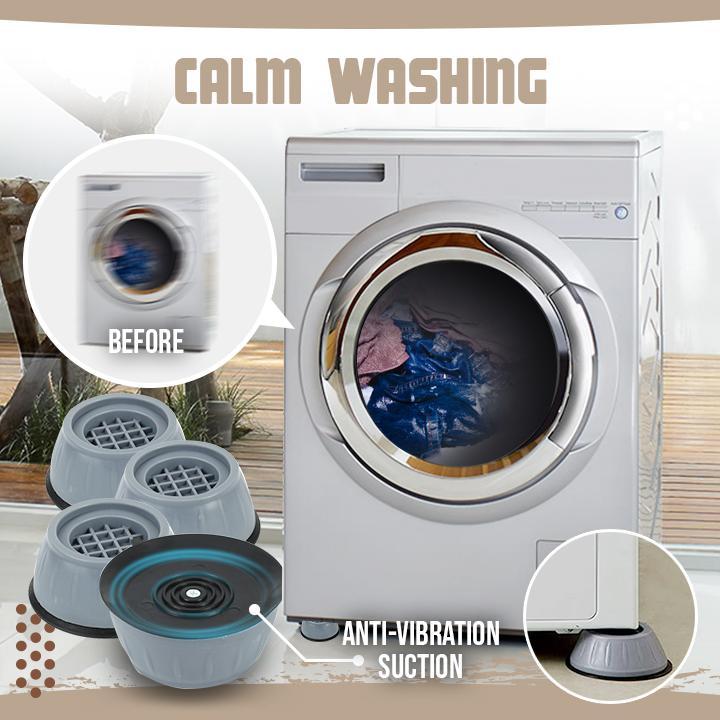 Pack of 4 Anti Vibration Washing Machine Feet Pads (7-Days Money Back Guaranty)