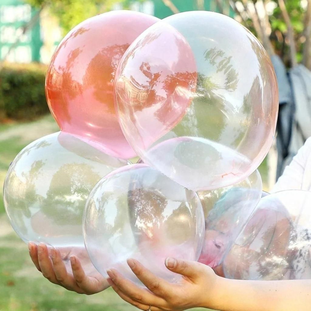 Blow Bubble Balloons Toys (Pack of 3 Tube)