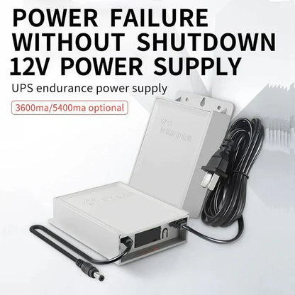 Mini UPS 4 Hour Battery Backup, Fireproof, Waterproof, Use In Wifi Router And CCTV Cameras And Ups Can Run On Anything With 12 Volt