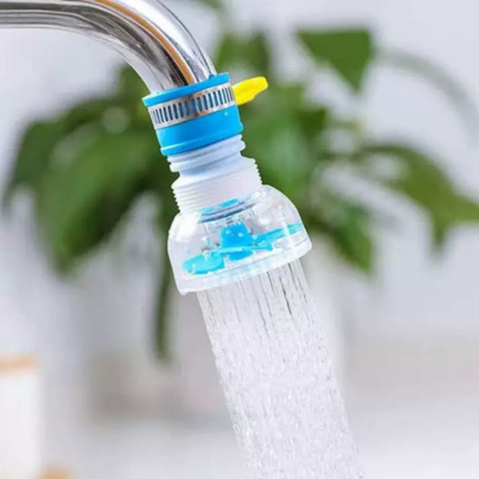 Fan Faucet 360 Degree Rotatable Spray Head Tap Faucet Filter Nozzle for Kitchen