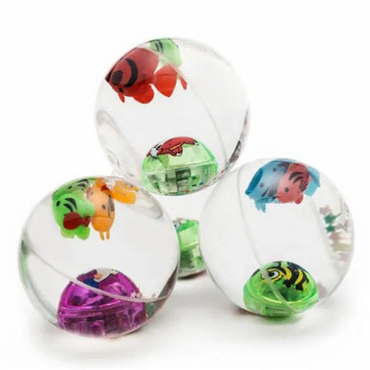 LED Flashing Light Rubber Bouncing Ball For Kids - Bouncing Rubber Flashing light LED Ball Toy